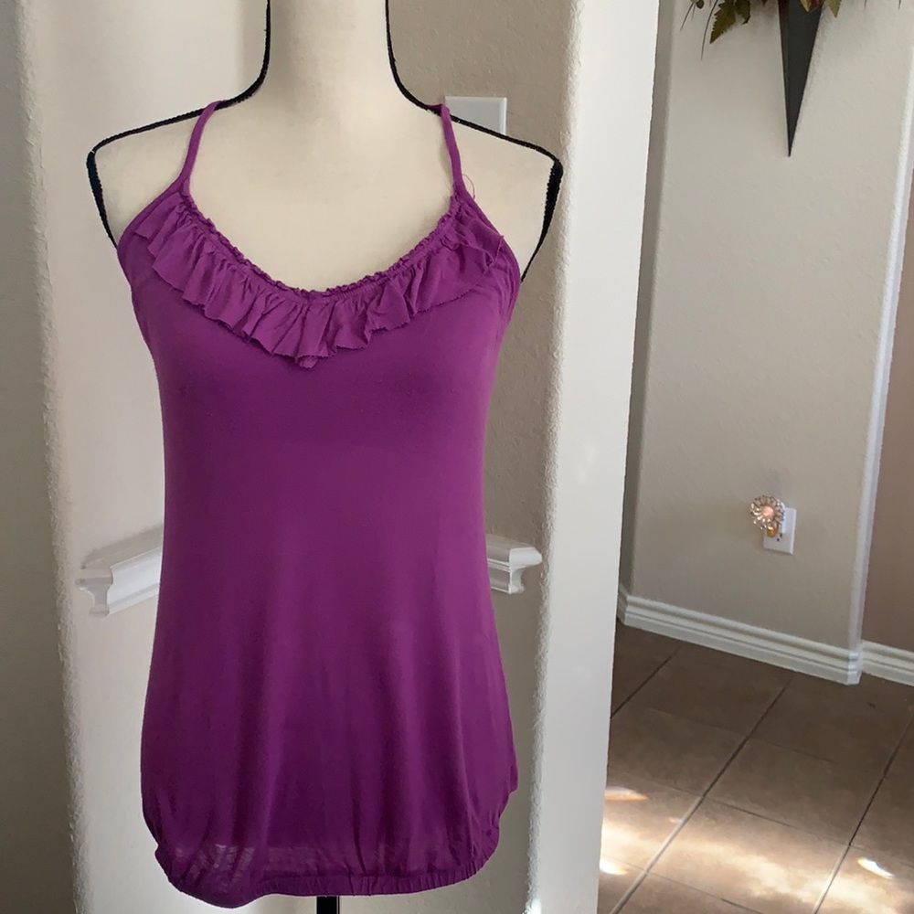 Old Navy purple razorback tank top Size XS